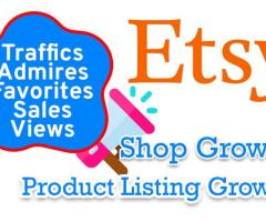 etsy SEO to grow shops, listing favorites followers sales