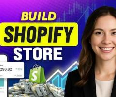 I will build shopify store design redesign, shopify website, shopify dropshipping store